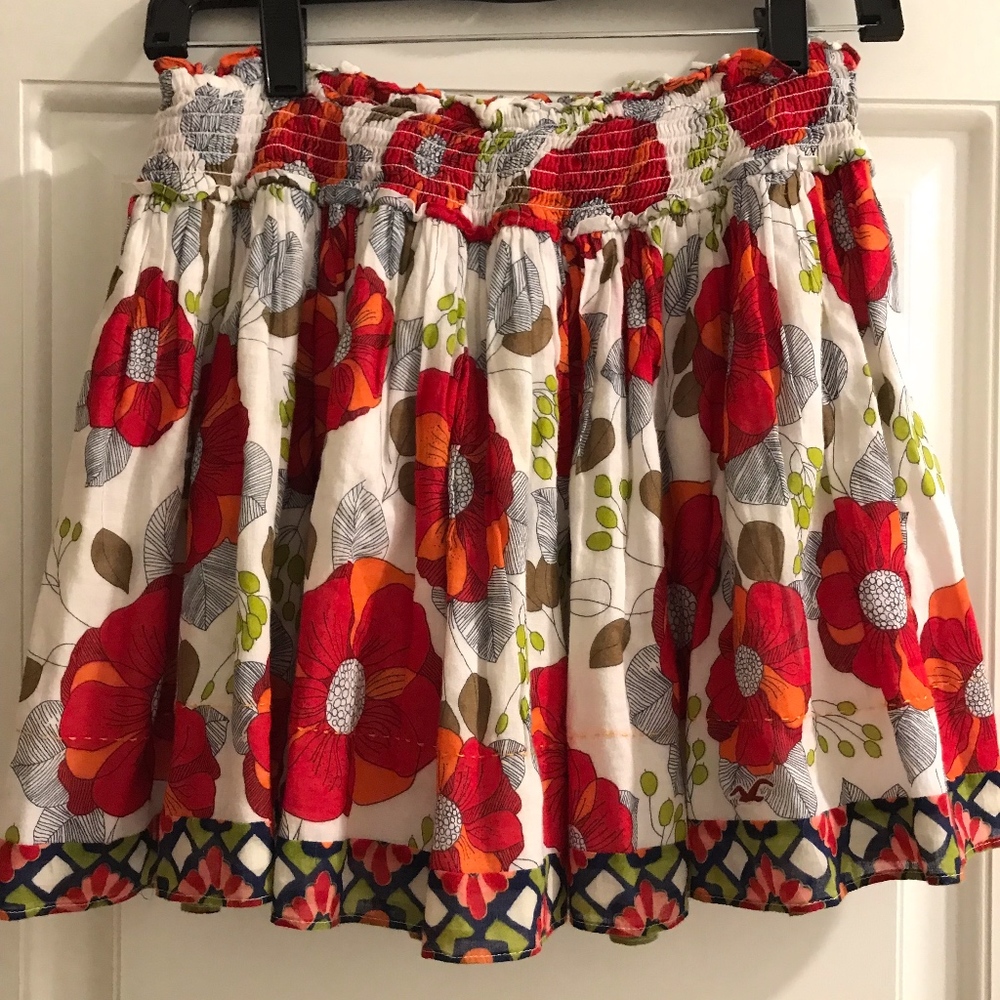 Hollister | Floral skater mini skirt